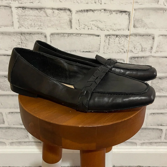 Women’s Vince Camutp black slip on loafers moccasin shoes 8.5 - Picture 1 of 5